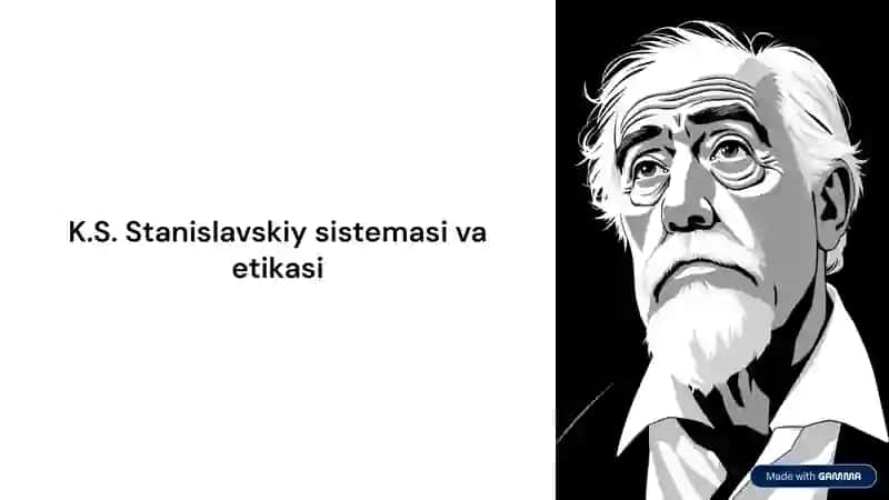 K.S. Stanislavskiy sistemasi va etikasi