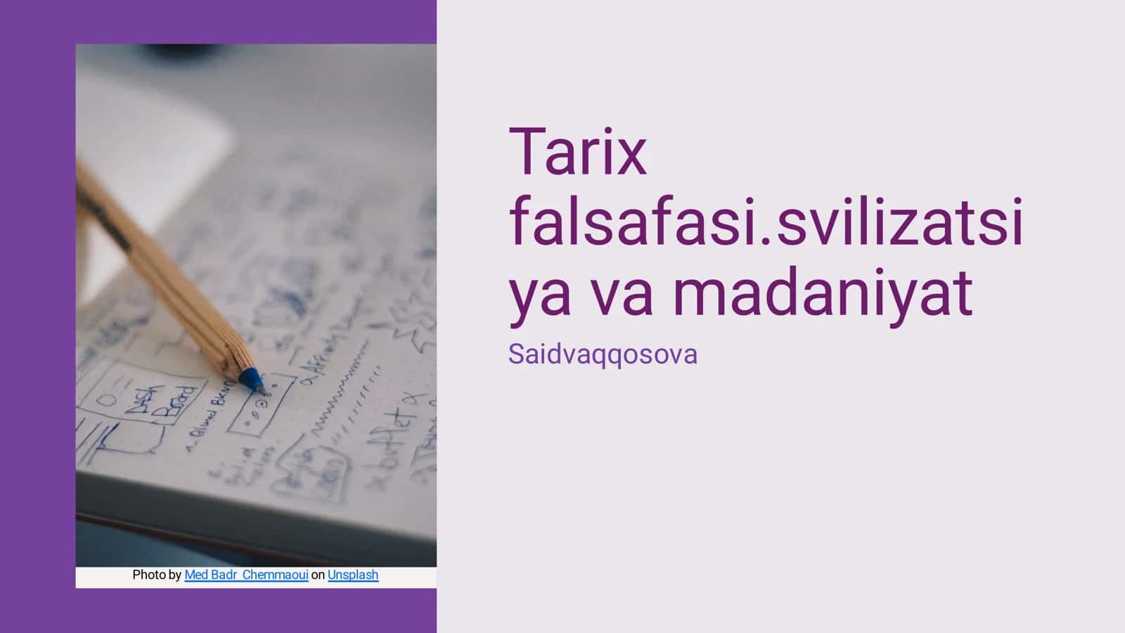 Tarix falsafasining asosiy tushunchalari va muhimligi 1