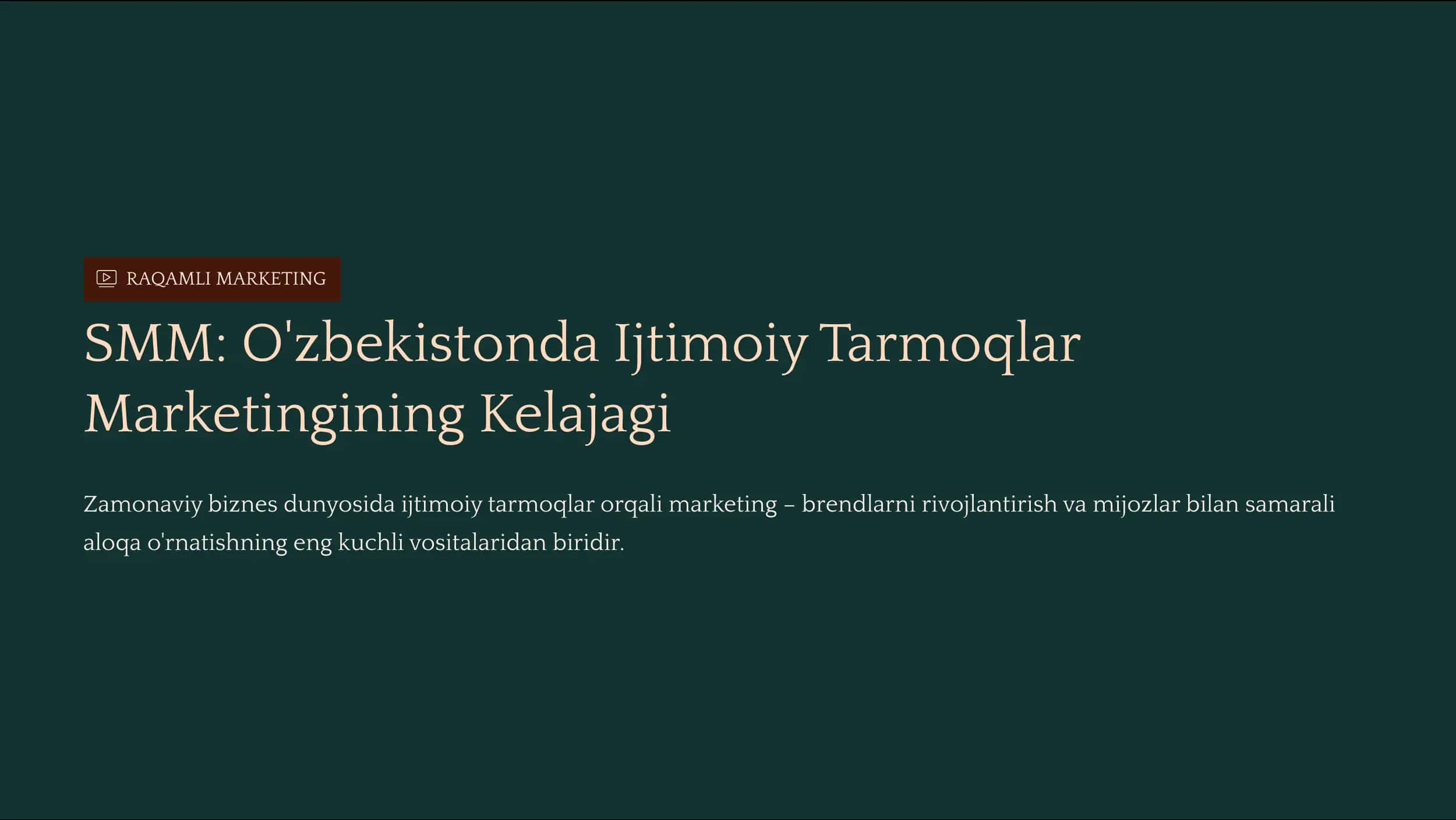 RAQAMLI MARKETING 1