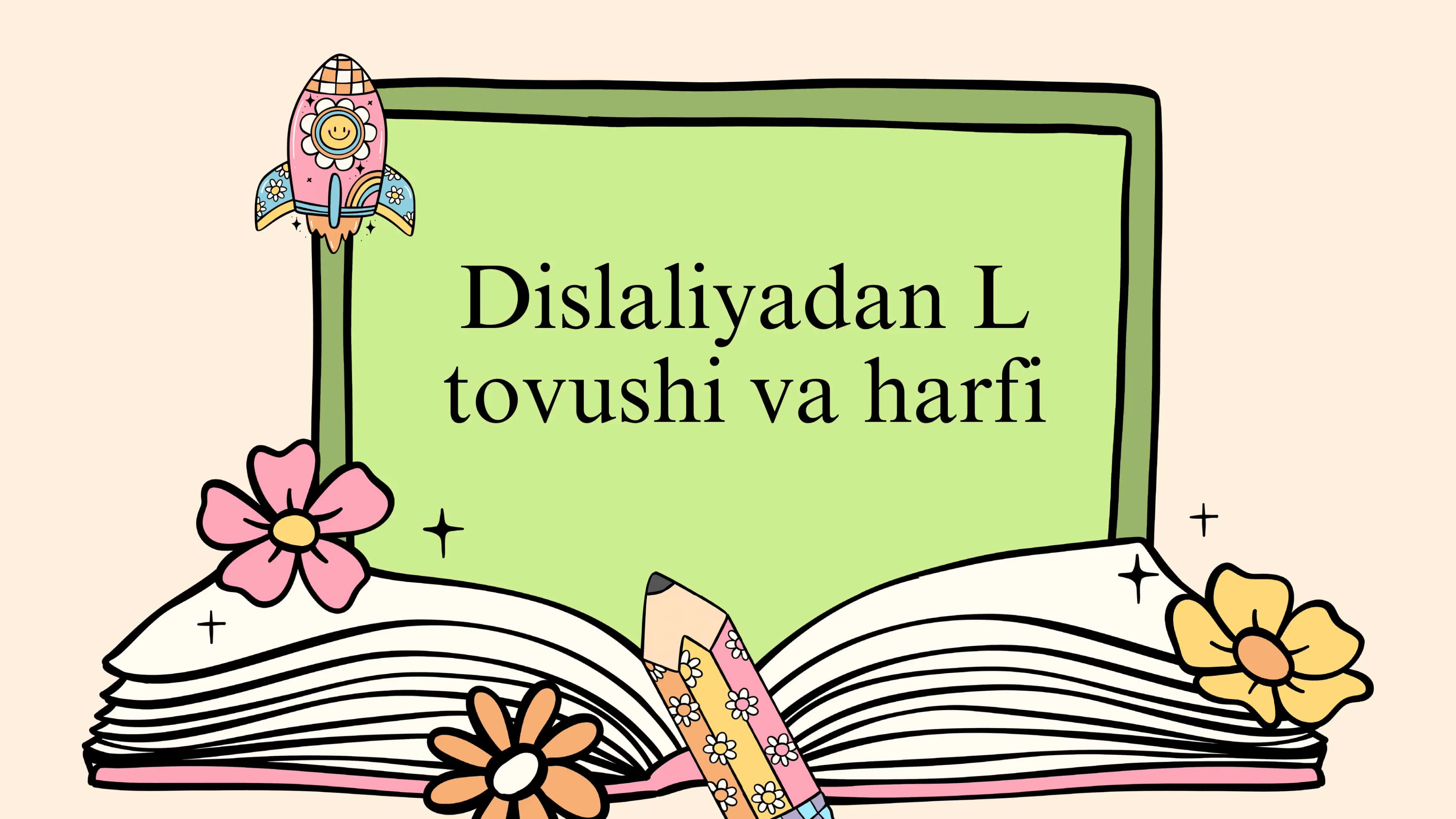"L" tovushi bilan bog‘liq dislaliya 1