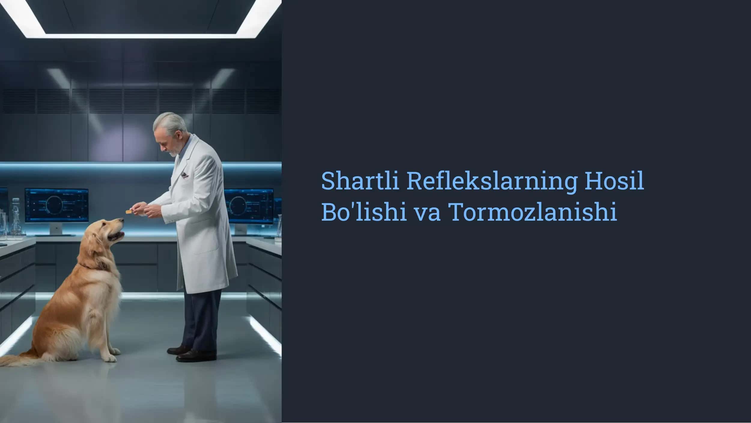 Shartli Reflekslarning Hosil Bo'lishi va Tormozlanishi 1