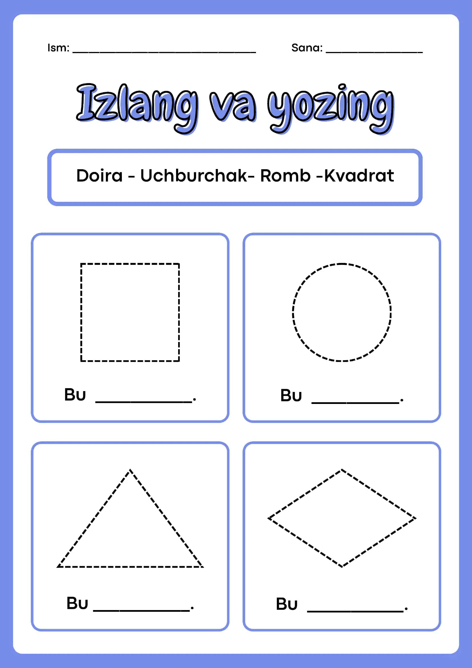 Geometrik shakllar 1