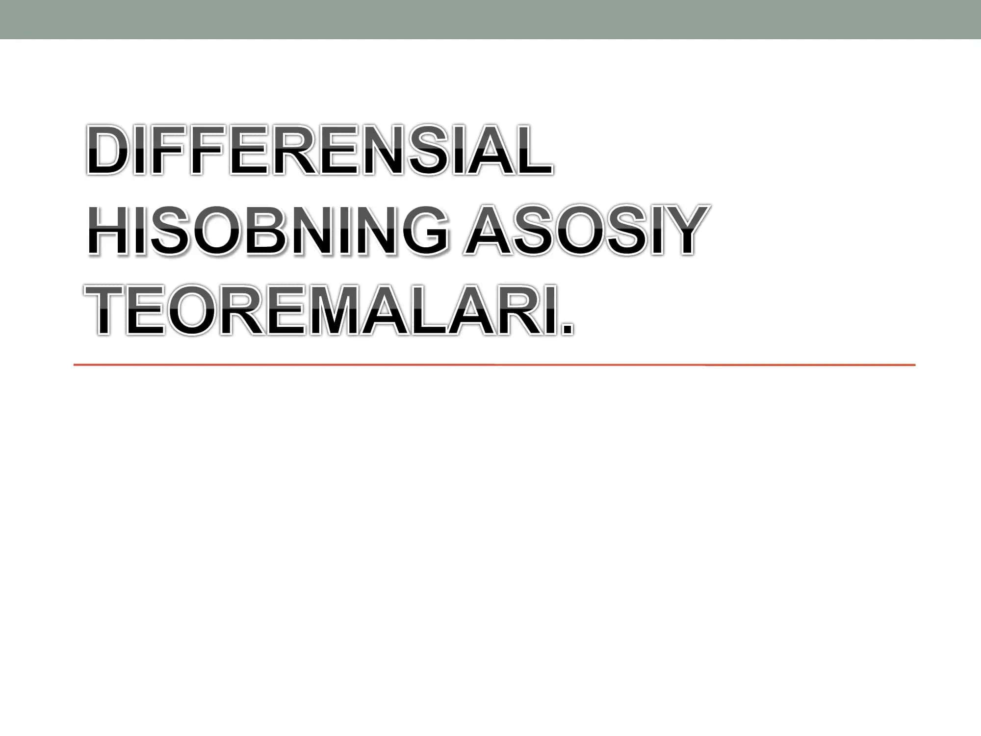 Roll teoremasi 1