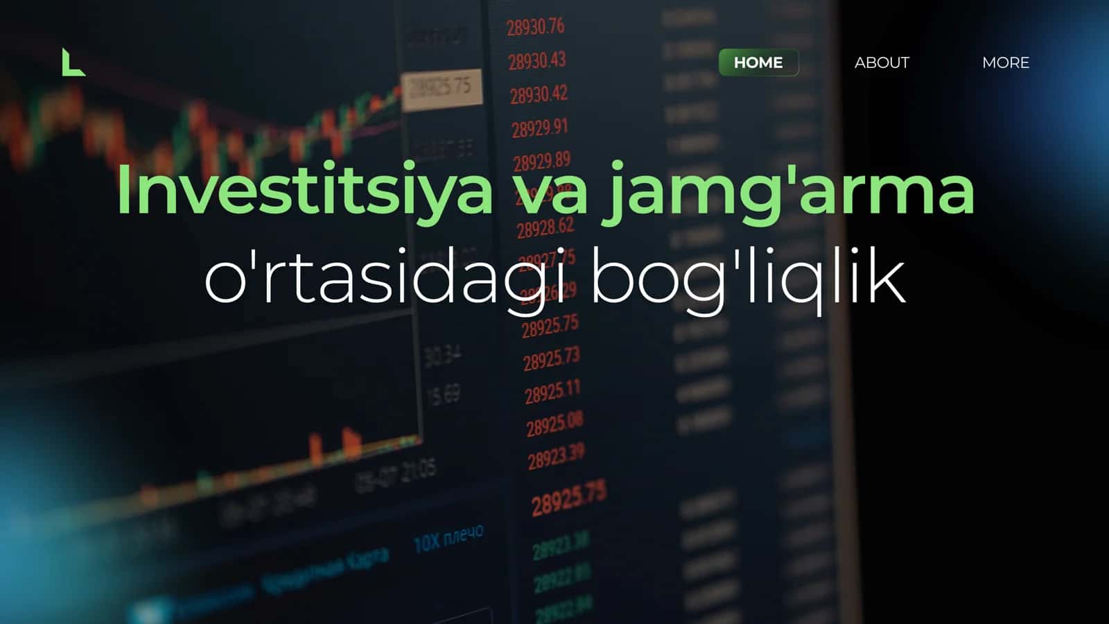 Investitsiya va jamg'arma o'rtasidagi bog'liqlik 1