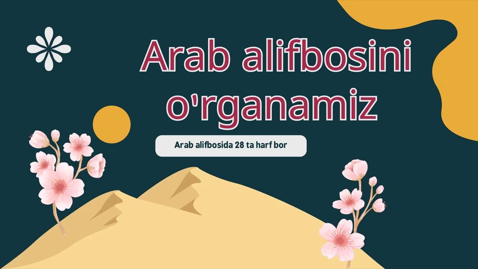 Arab alifbosini 1
