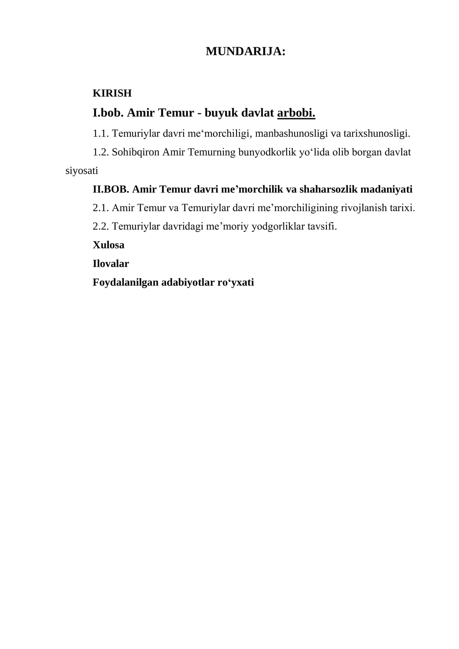 Amir Temur - buyuk davlat arbobi 1