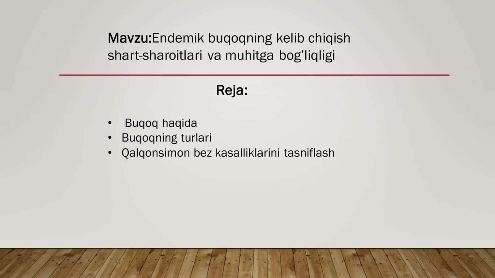 Endemik buqoqning kelib chiqish shart-sharoitlari va muhitga bog’liqligi 1