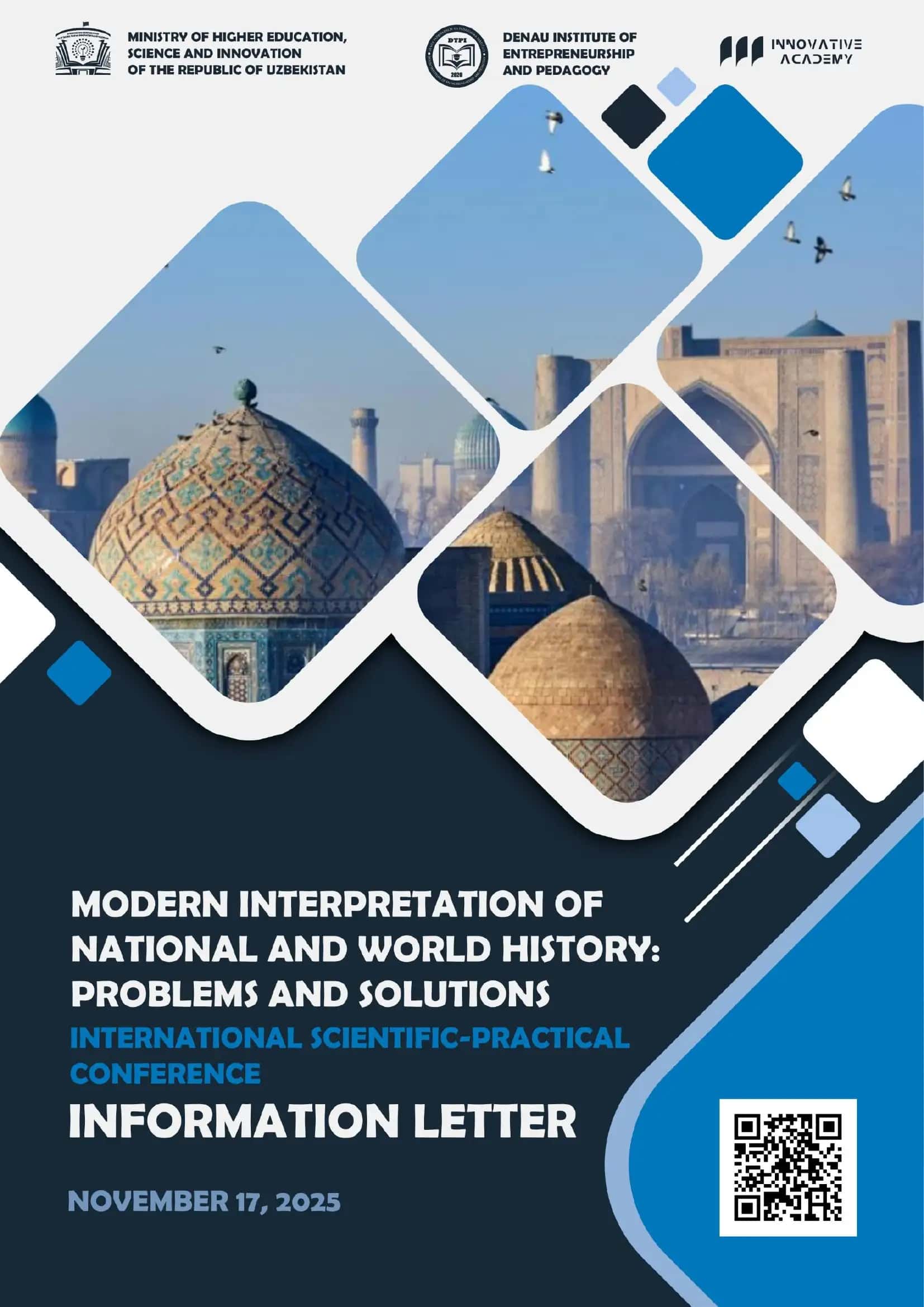 International Scientific-Practical Conference on “Modern Interpretation of National and World History: Problems and Solutions” 1