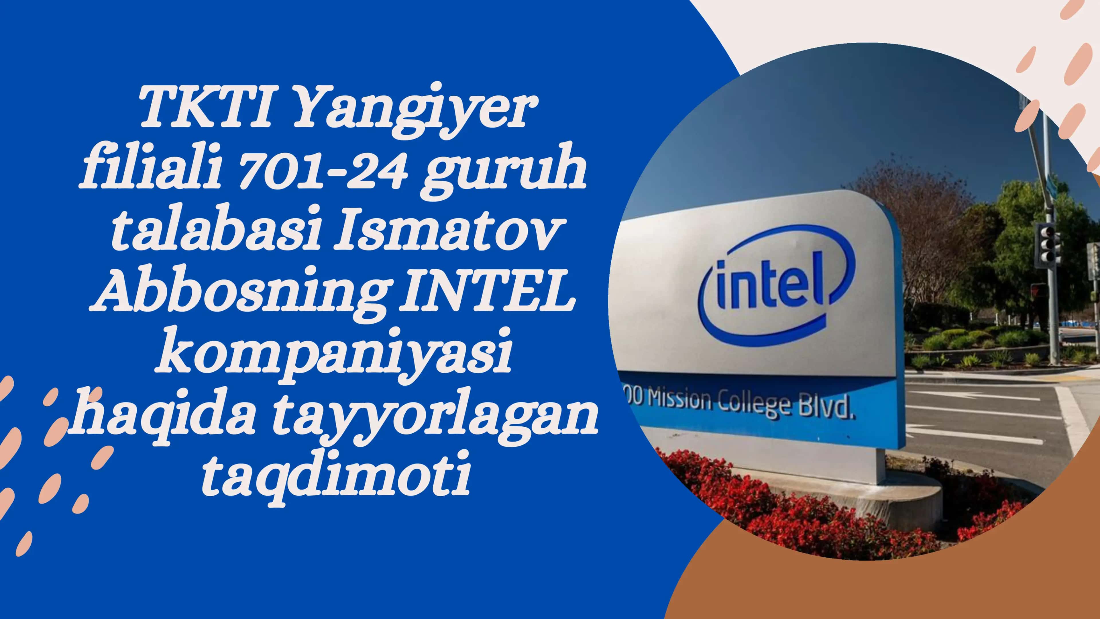 INTEL kompaniyasi taqdimoti 1