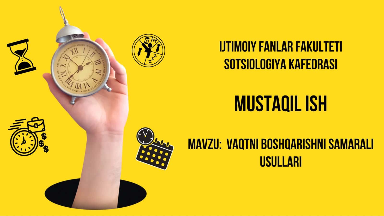 VAQTNI BOSHQARISHNI SAMARALI USULLARI 1