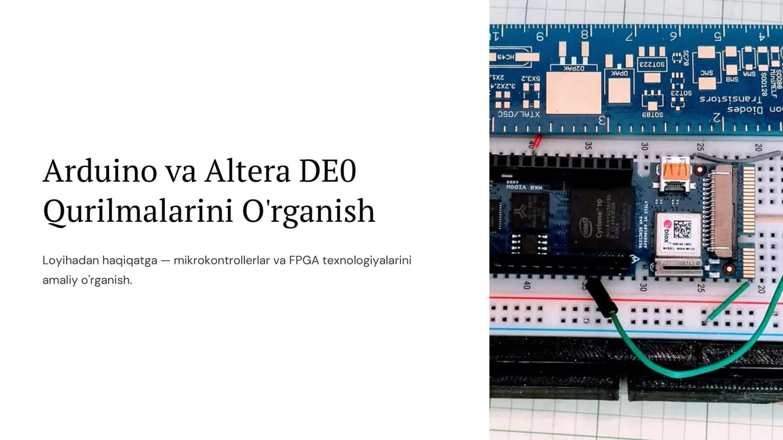 Arduino va Altera DE0 1