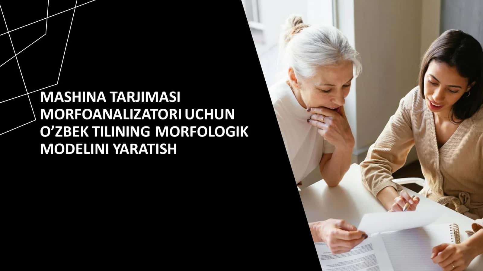 MASHINA TARJIMASI MORFOANALIZATORI UCHUN O’ZBEK TILINING MORFOLOGIK MODELINI YARATISH 1