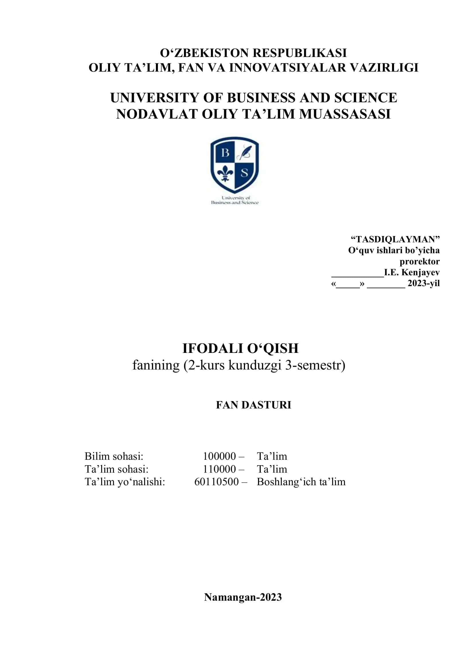 IFODALI O‘QISH 1