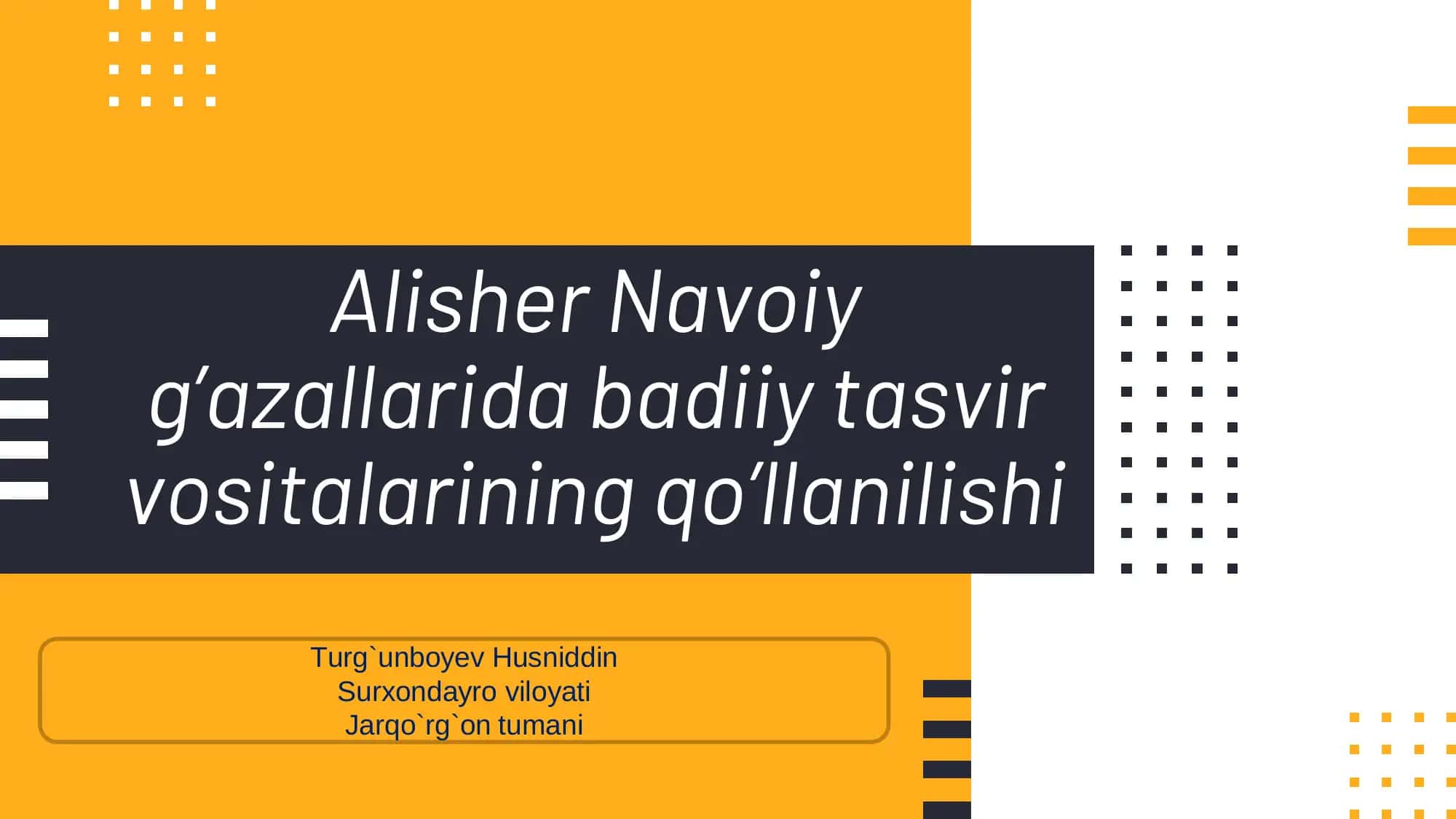 Badiiy San'atlar 1