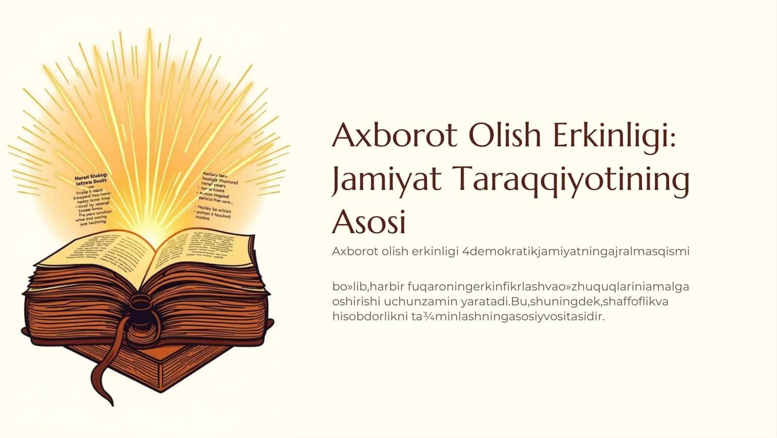 Axborot Olish Erkinligi 1