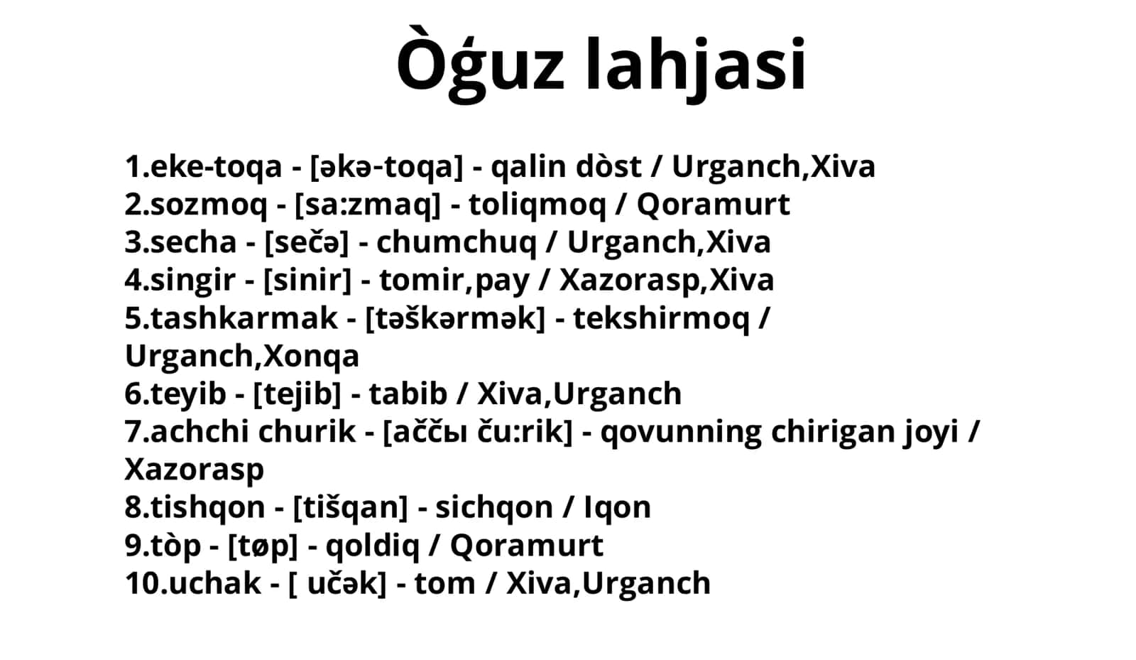Òģuz lahjasi 1