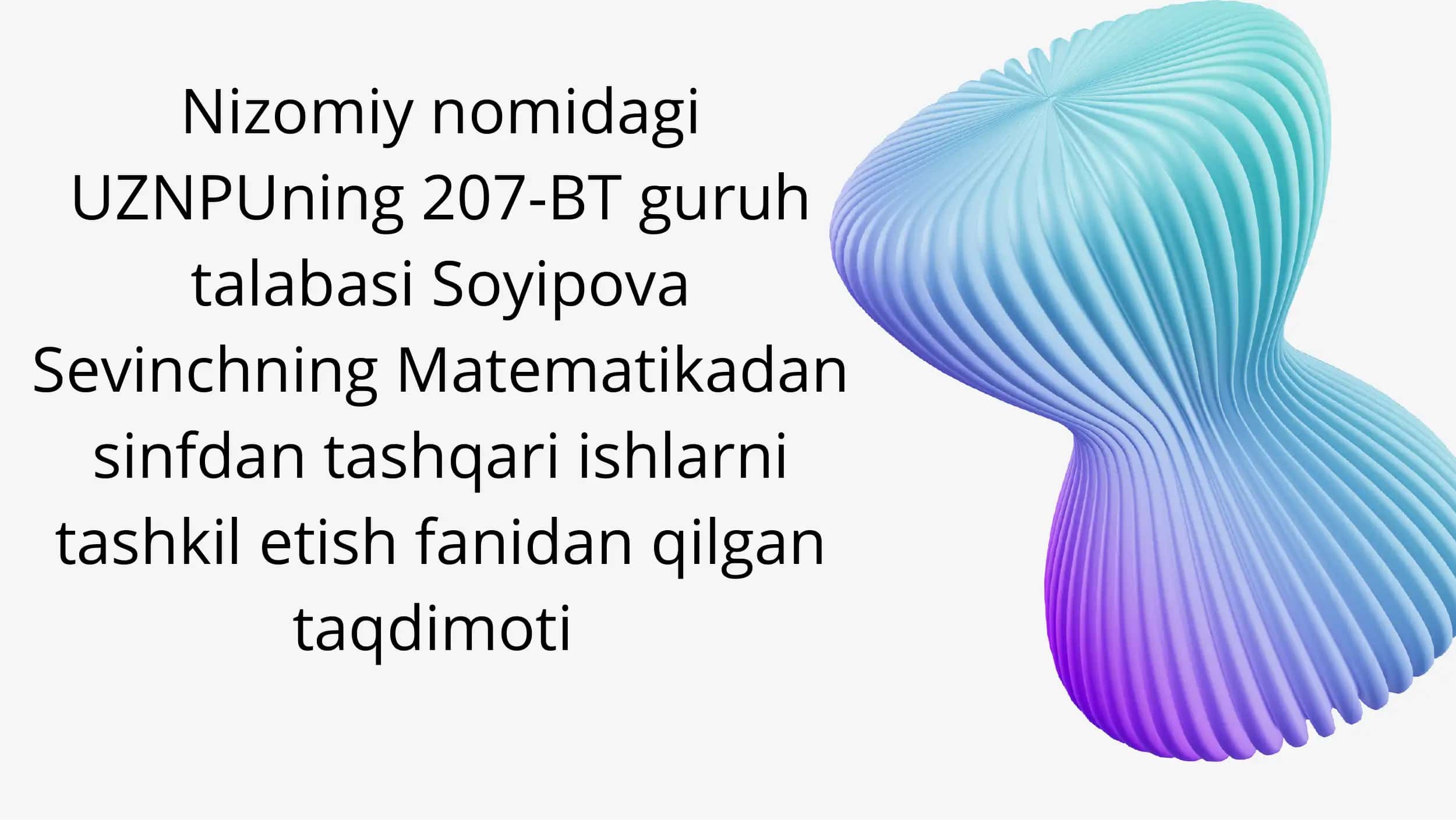 Matematikadan amaliy loyihalar: Kreativ fikrlashni rivojlantirish 1