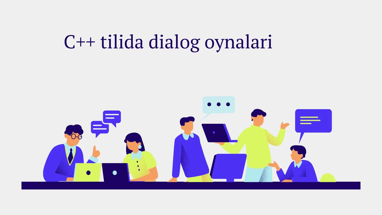 C++ tilida dialog oynalari 1