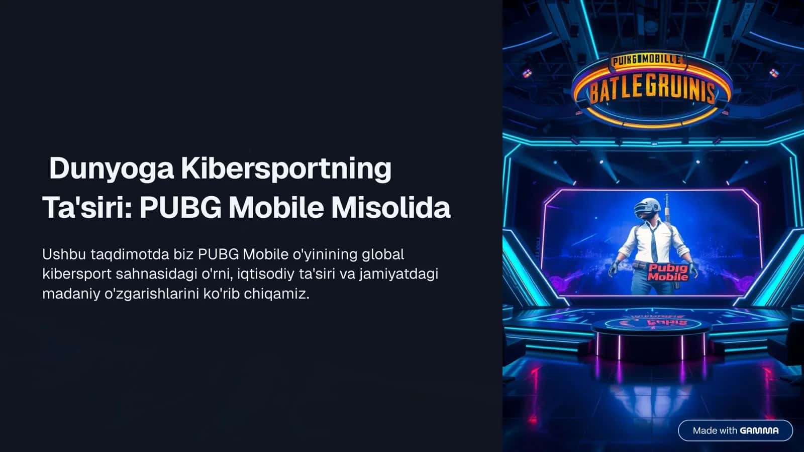 PUBG Mobile: Mobil Kibersportning Qahramoni 1