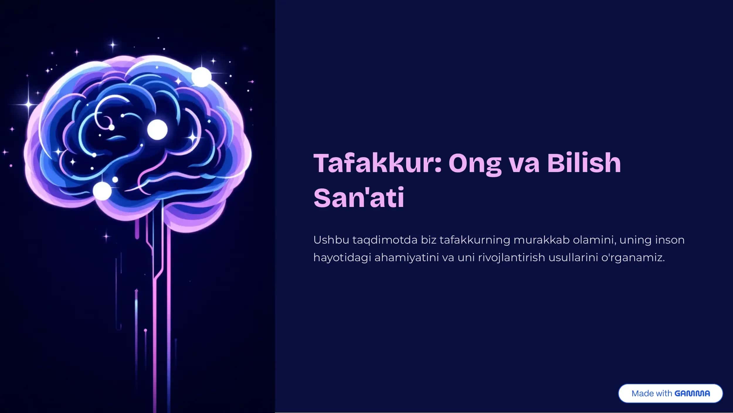 Tafakkur 1