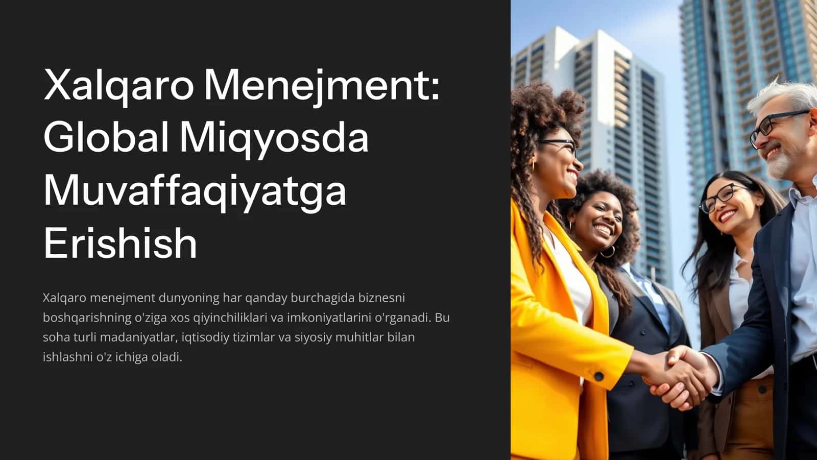 Xalqaro Menejment  Global Miqyosda  Muvaffaqiyatga  Erishish 1
