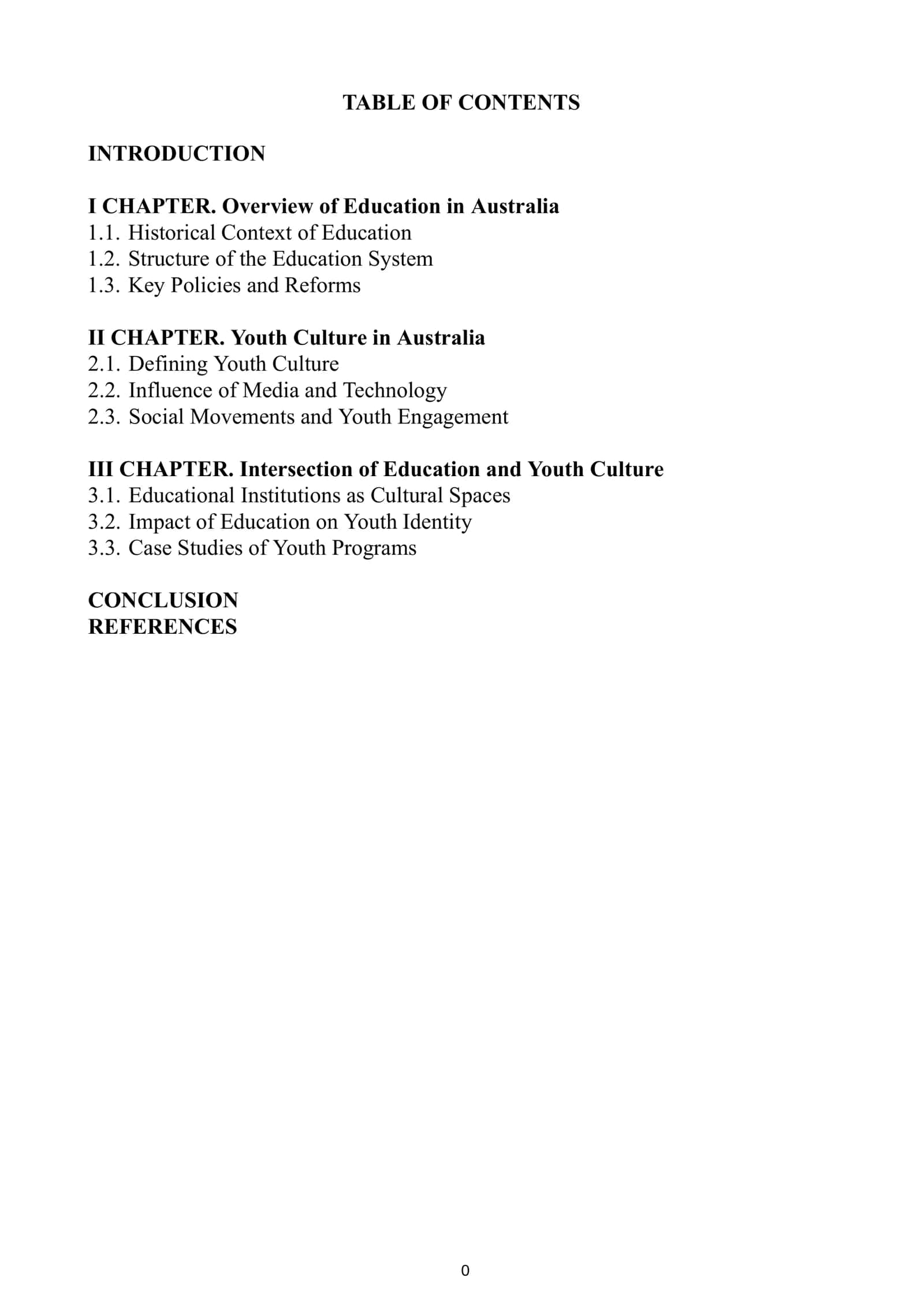 Objectives and Tasks of the Course Work 1