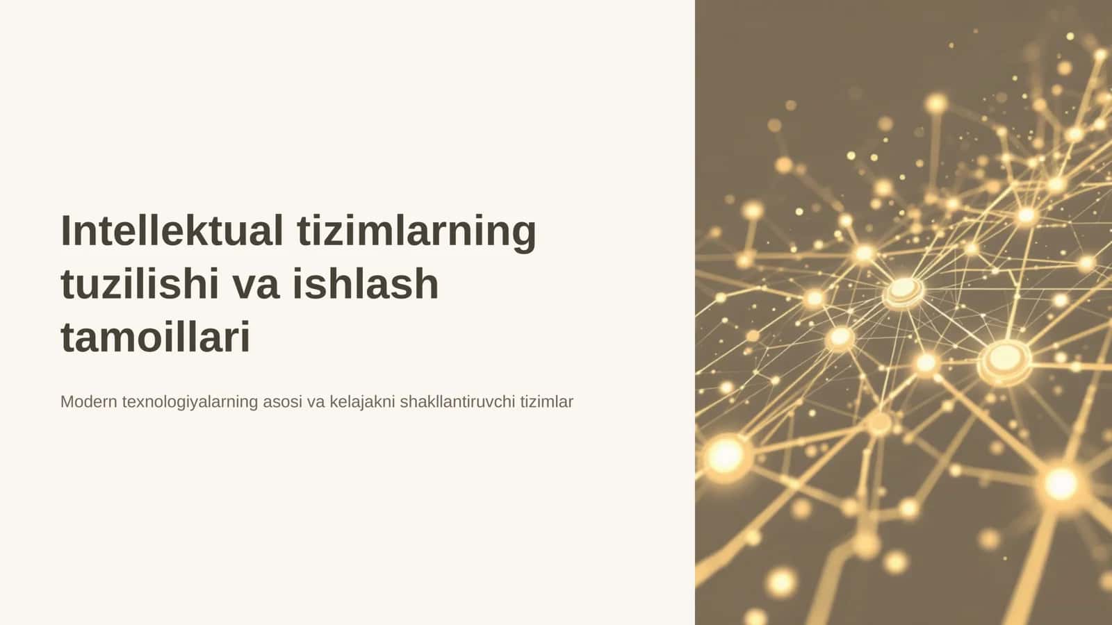 Intellektual tizimlar 1