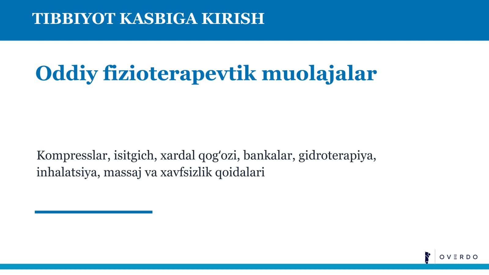 Fizioterapiya tushunchasi va fizik omillar 1