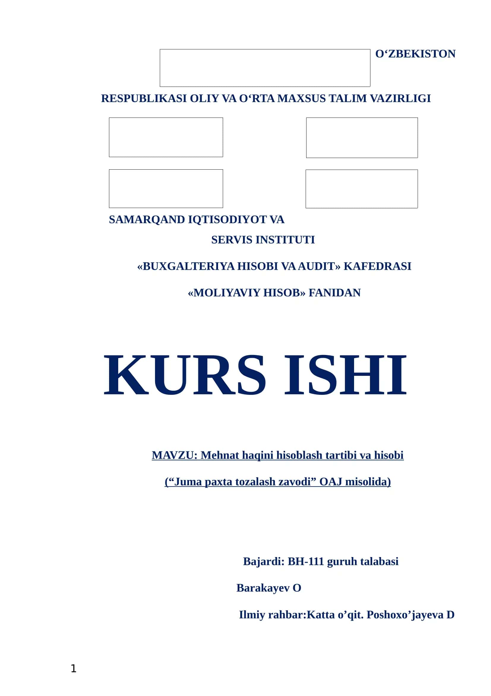 Mehnat haqini hisoblash tartibi va hisobi 1