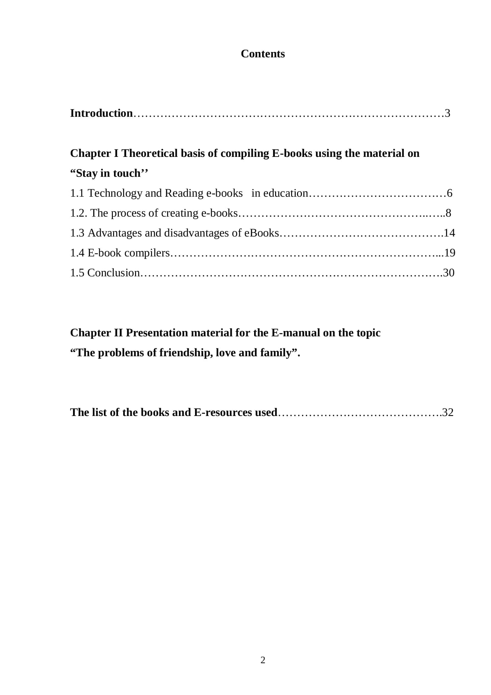 E-books Compilation for Education 1