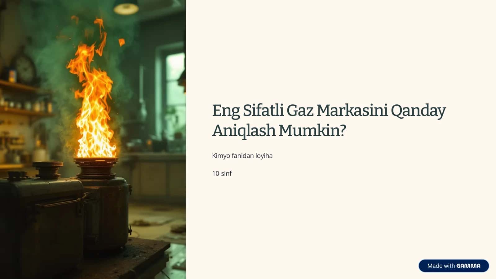 Sifatli gaz 1