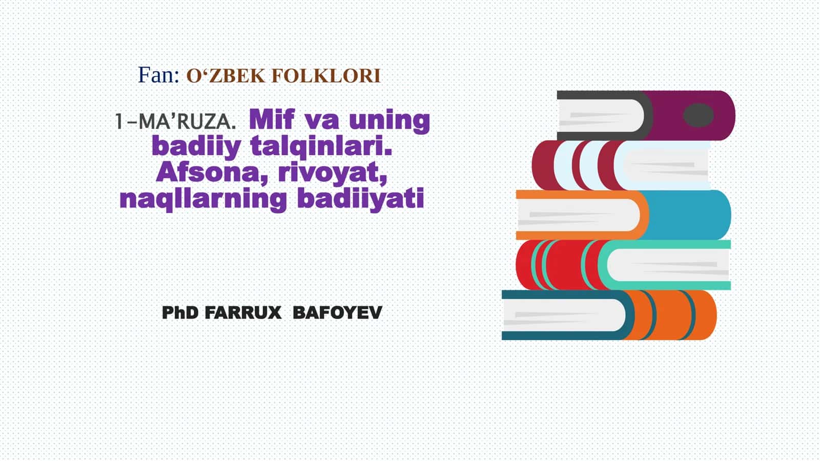 Mif va uning badiiy talqinlari 1