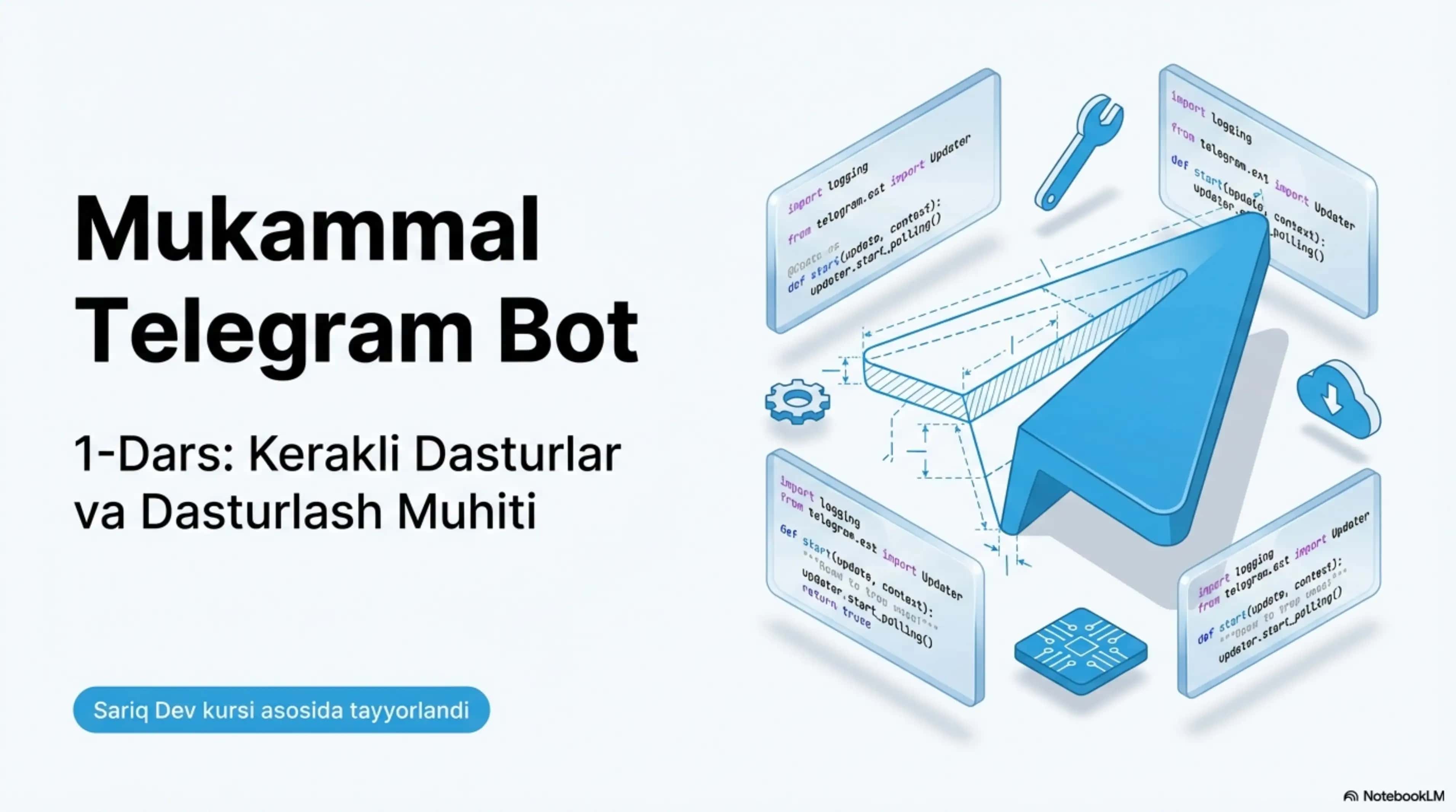 Telegram bot yasash #1 1