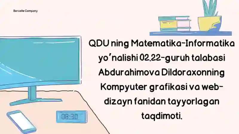Grafik dasturlar va ularning imkoniyatlari.
