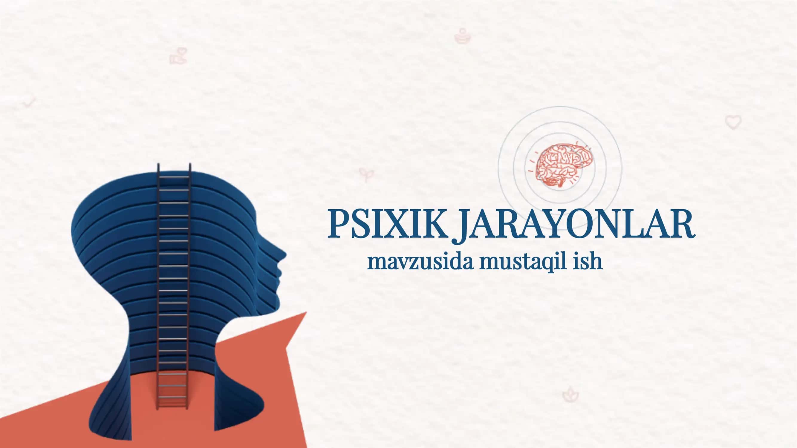 PSIXIK JARAYONLAR 1
