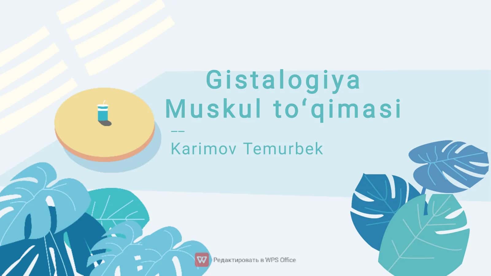 Muskul toʻqimasi 1