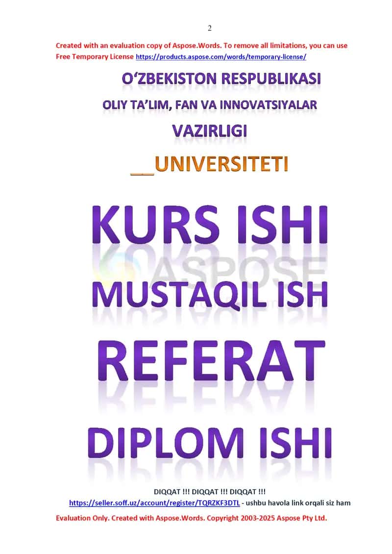 Mustaqil ish: “Botil diniy tushunchalarning shakllanishining ijtimoiy-psixologik xususiyatlari” 1