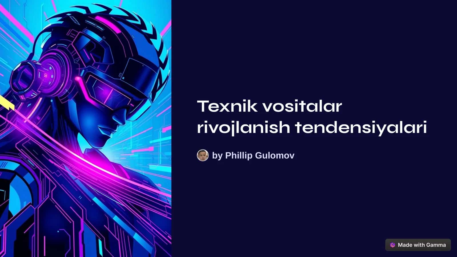 Texnik vositalar rivojlanish tendensiyalari 1