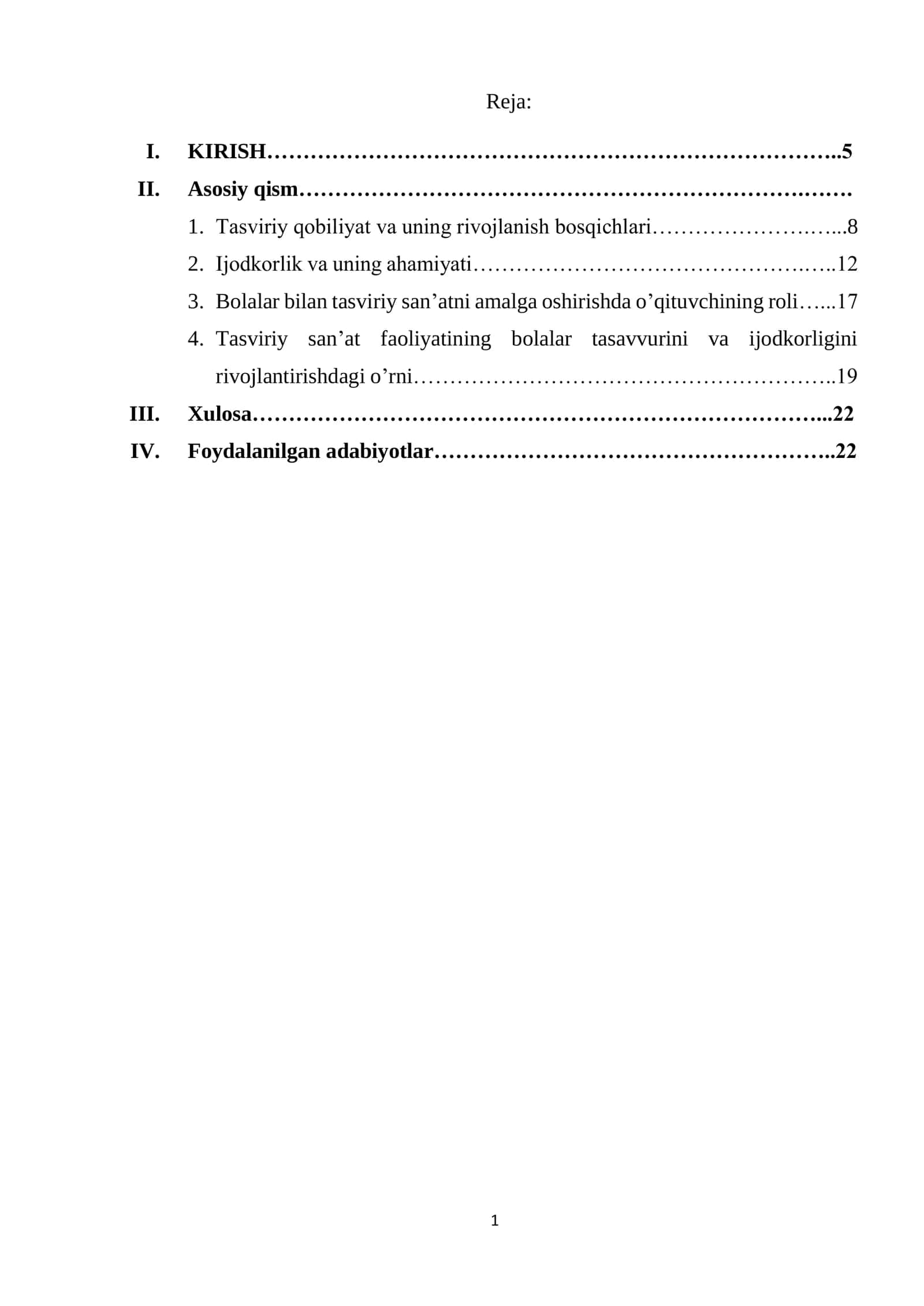 Tasviriy qobiliyat va uning rivojlanish bosqichlari 1