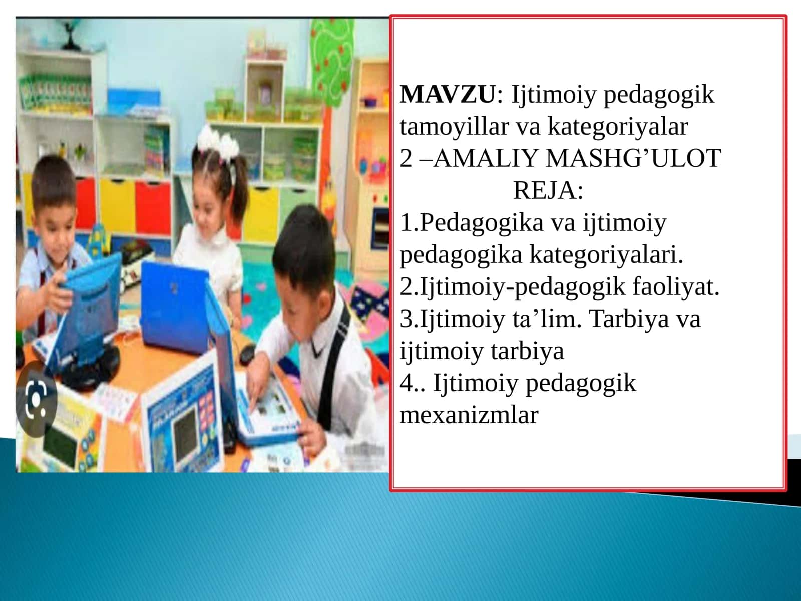 Ijtimoiy pedagogik 1