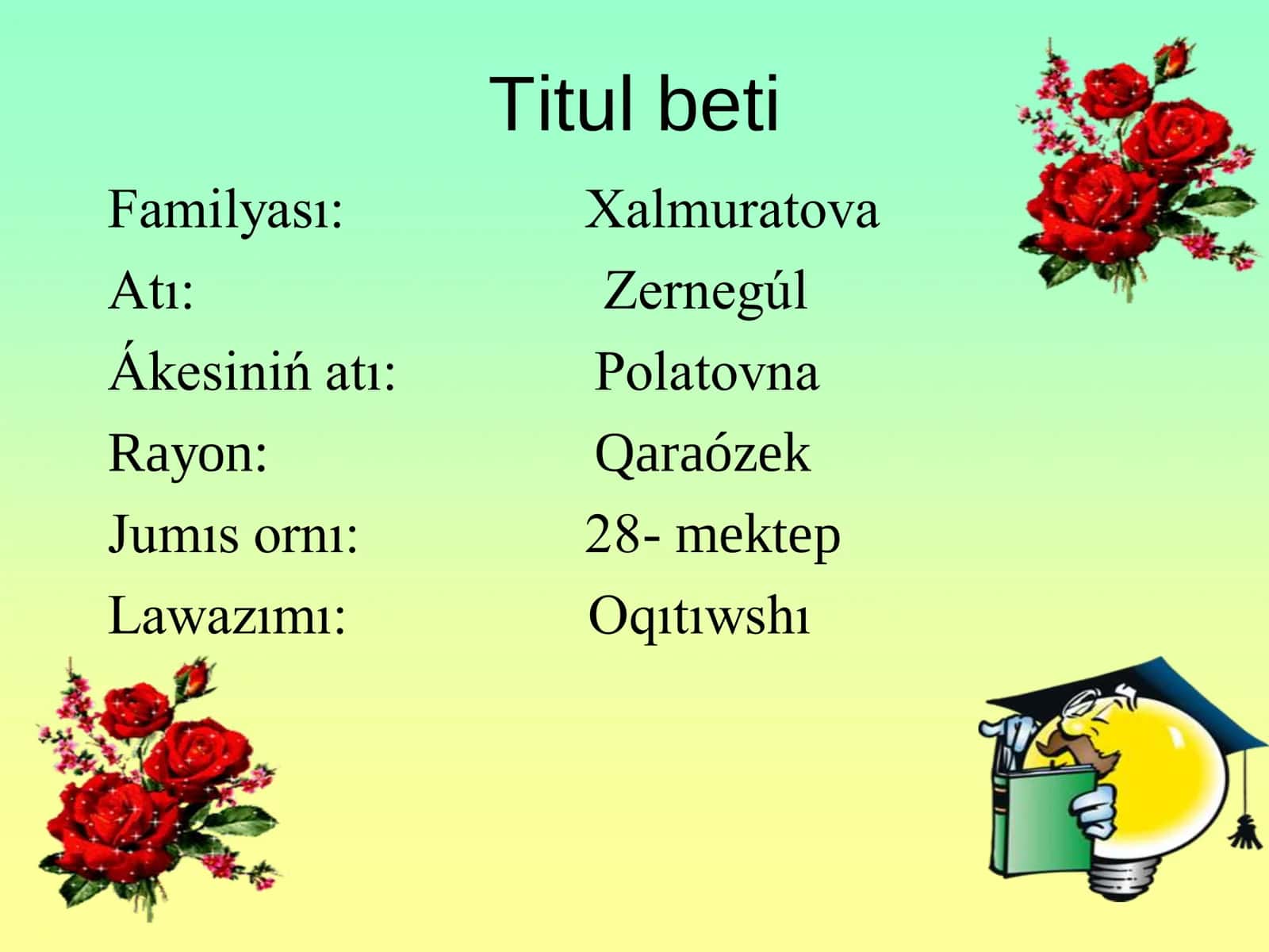 6-sinf Tabiiy fan Linzalar mavzusida dars ishlanma (Qoraqalpoq tilida) 1
