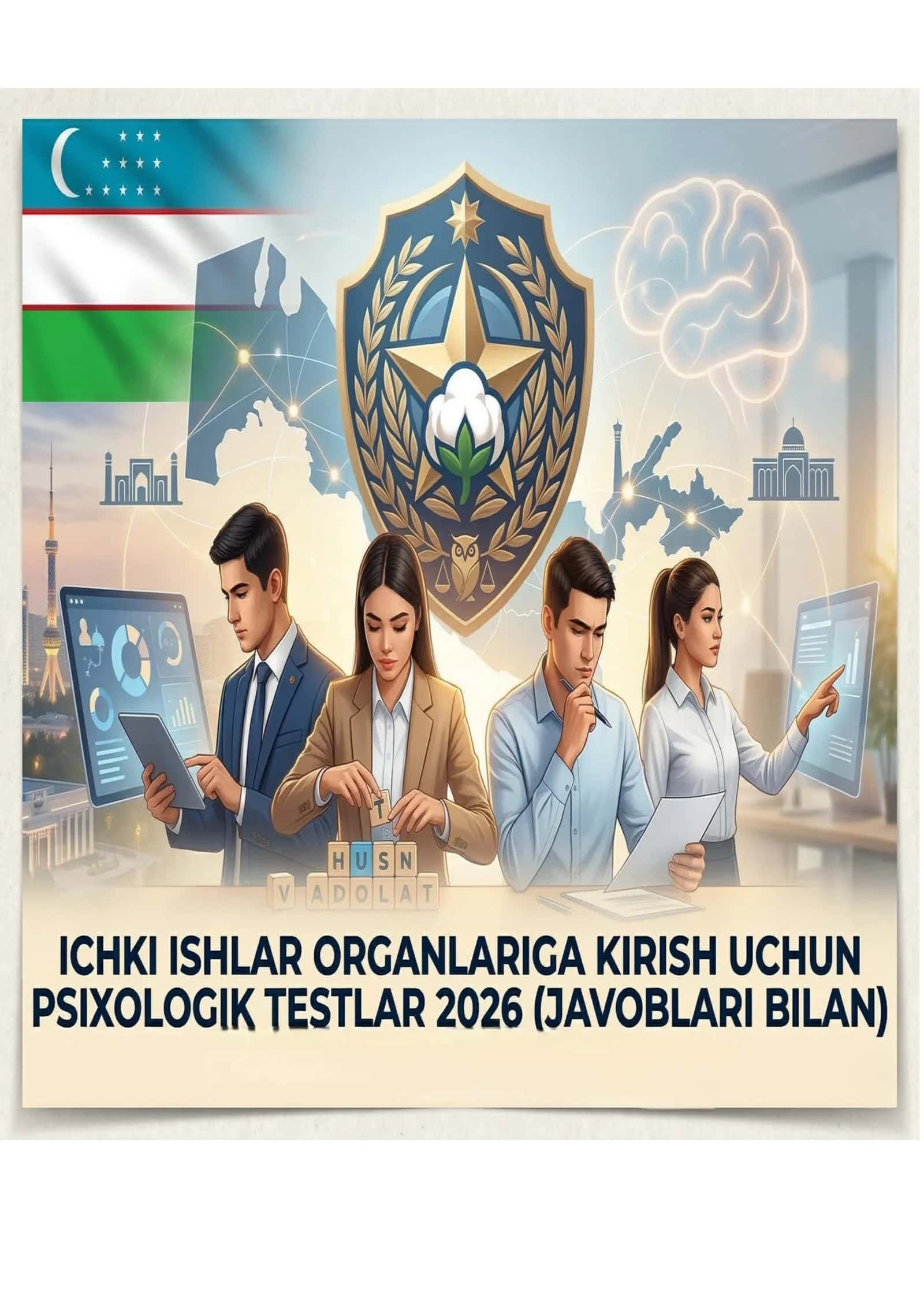 Ichki ishlar organlariga kirish uchun psixologik testlar 1