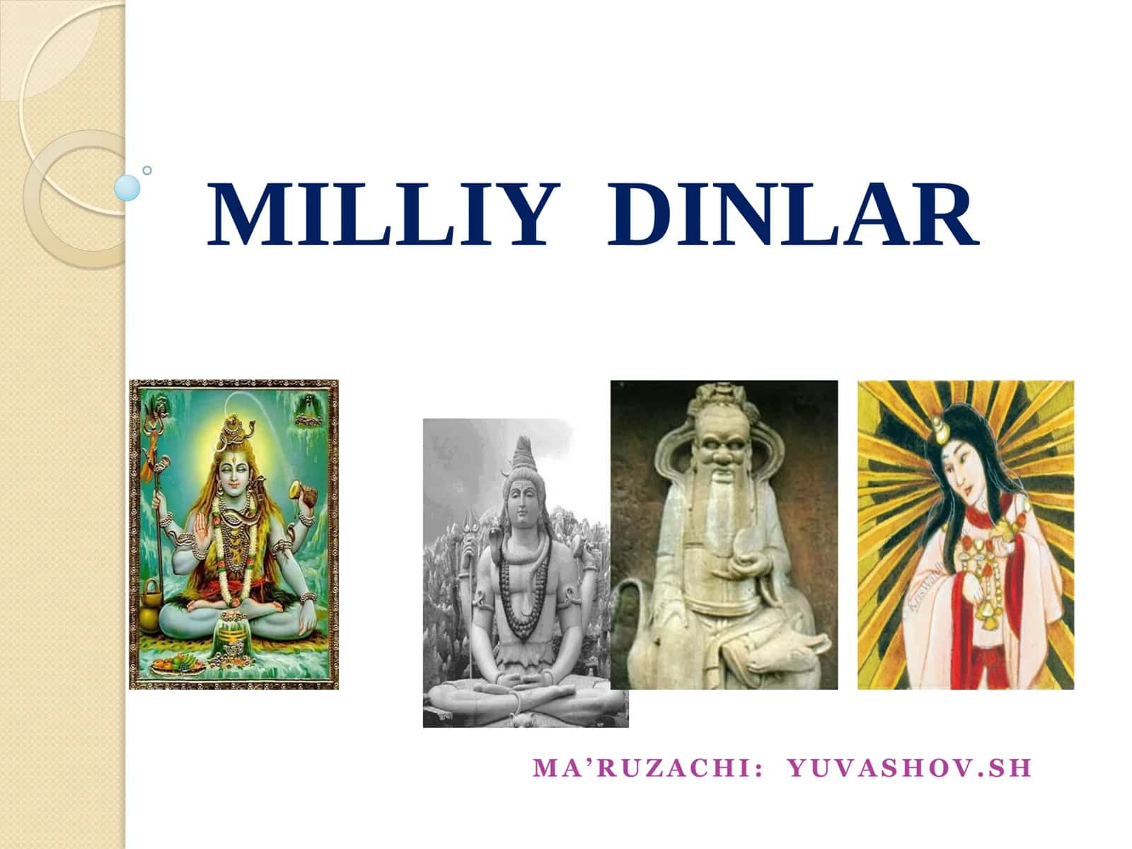 MILLIY DINLAR 1