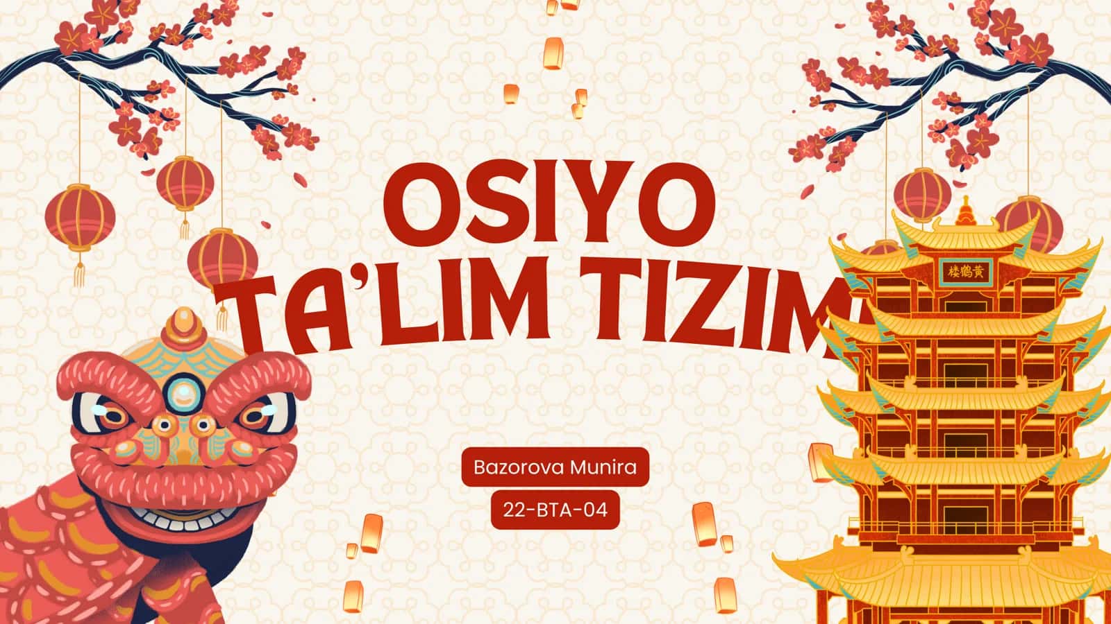 Osiyo ta'lim tizimi 1