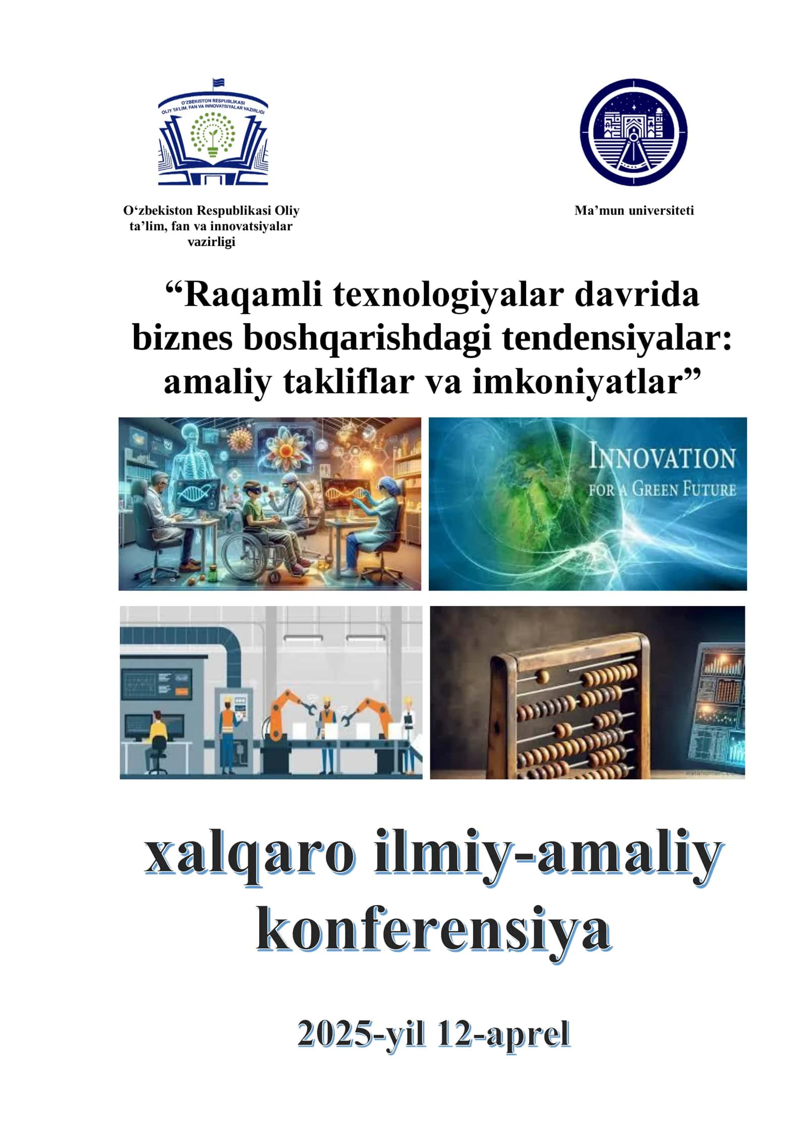 Ma’mun universitetidagi Xalqaro ilmiy-amaliy anjuman 1