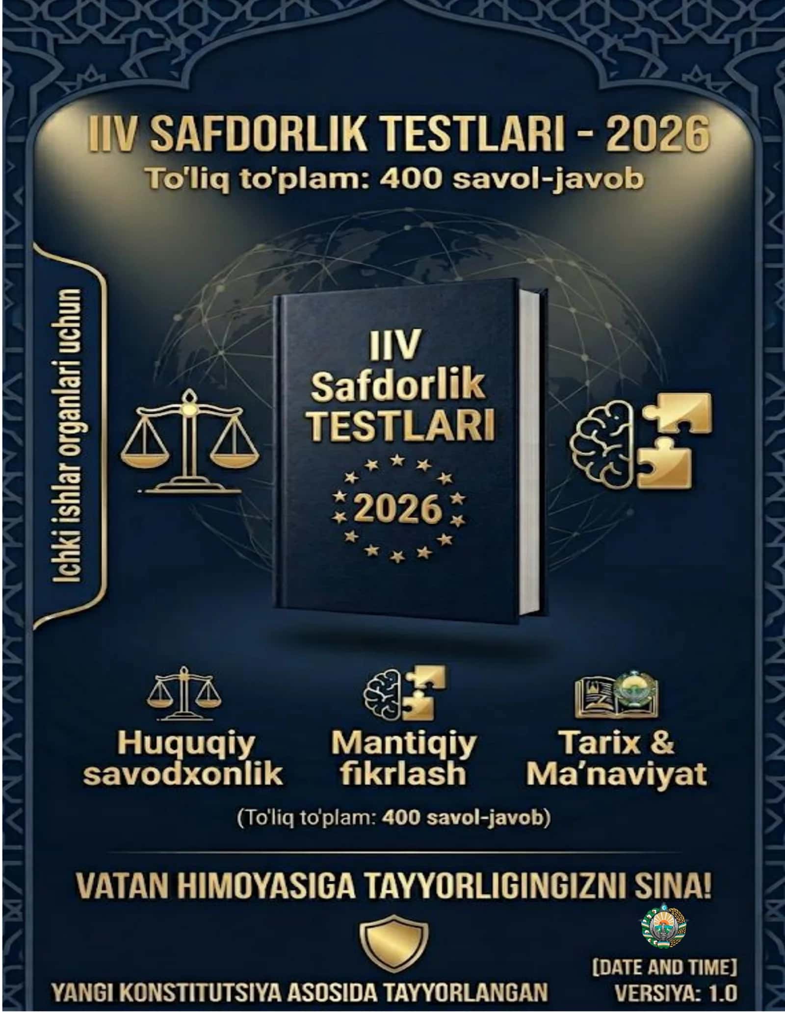 IIV SAFDORLIK TESTLARI – 2026 1