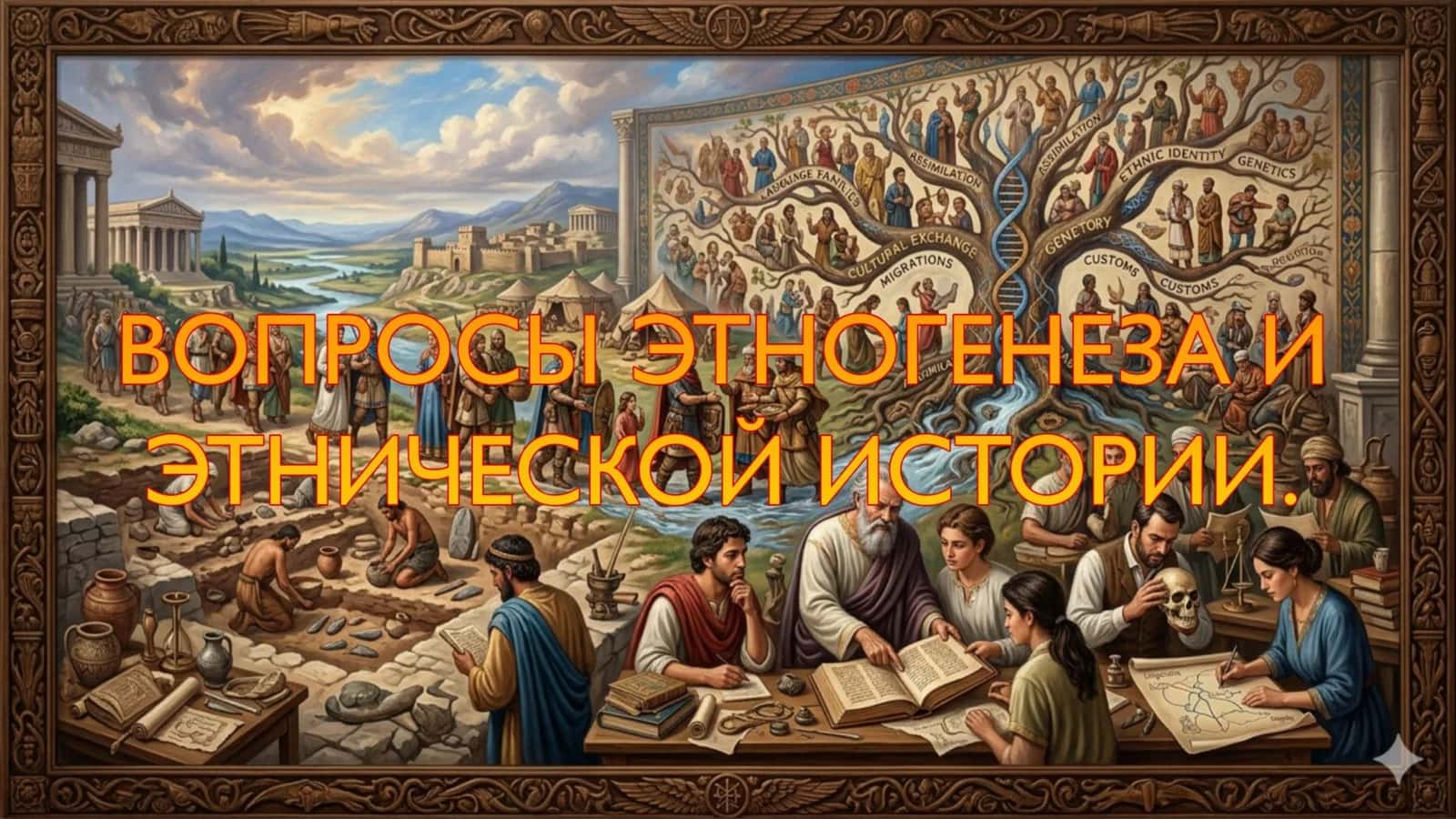 Презентация по тему: Вопросы этногенеза. 1