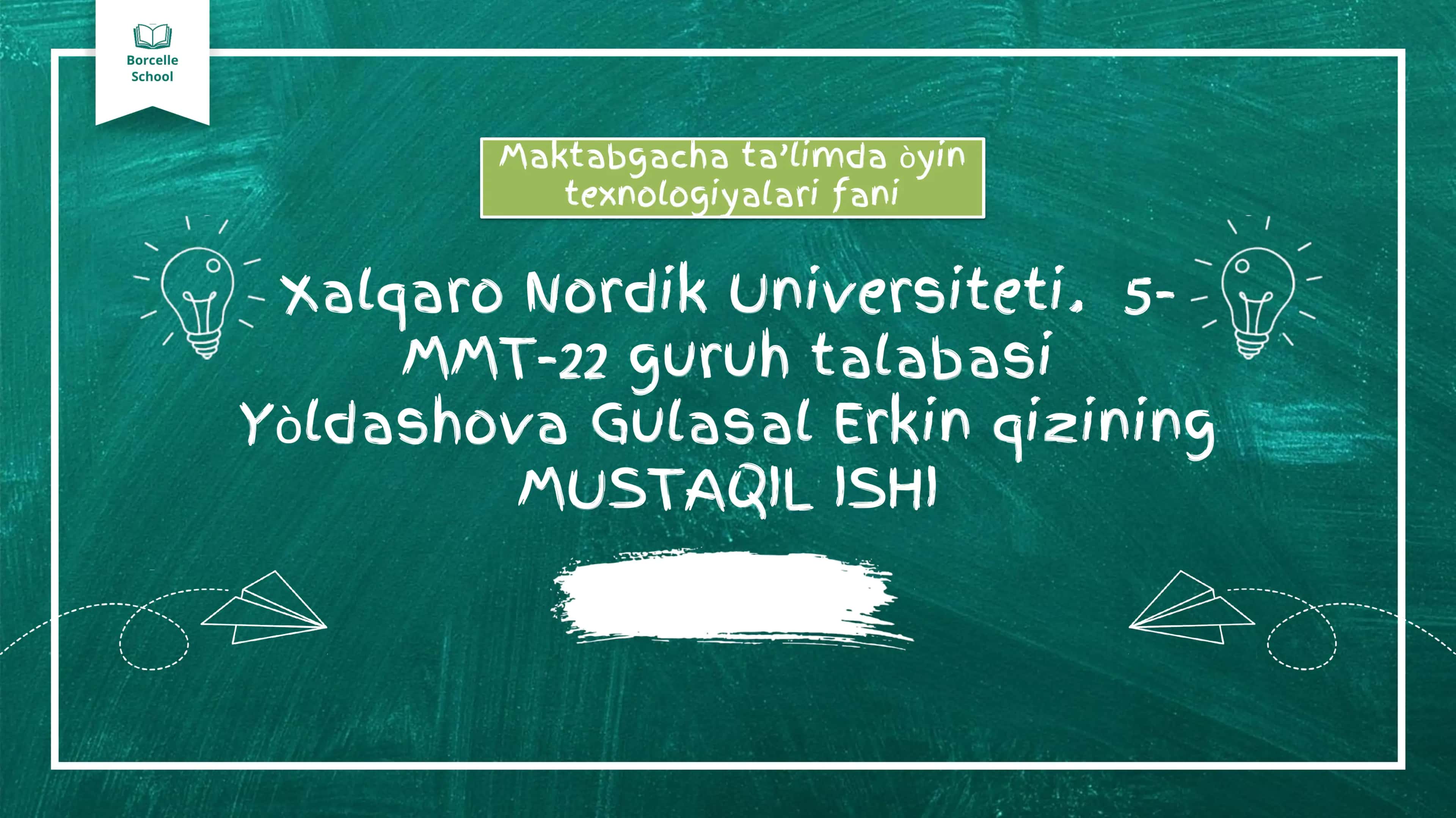 Bolalarga psixologik ta’sir ko’rsatishda òyinlarning ahamiyati 1