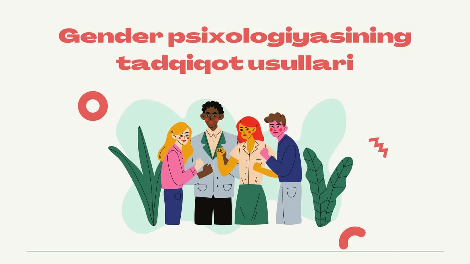 Gender psixologiyasining tadqiqot usullari 1