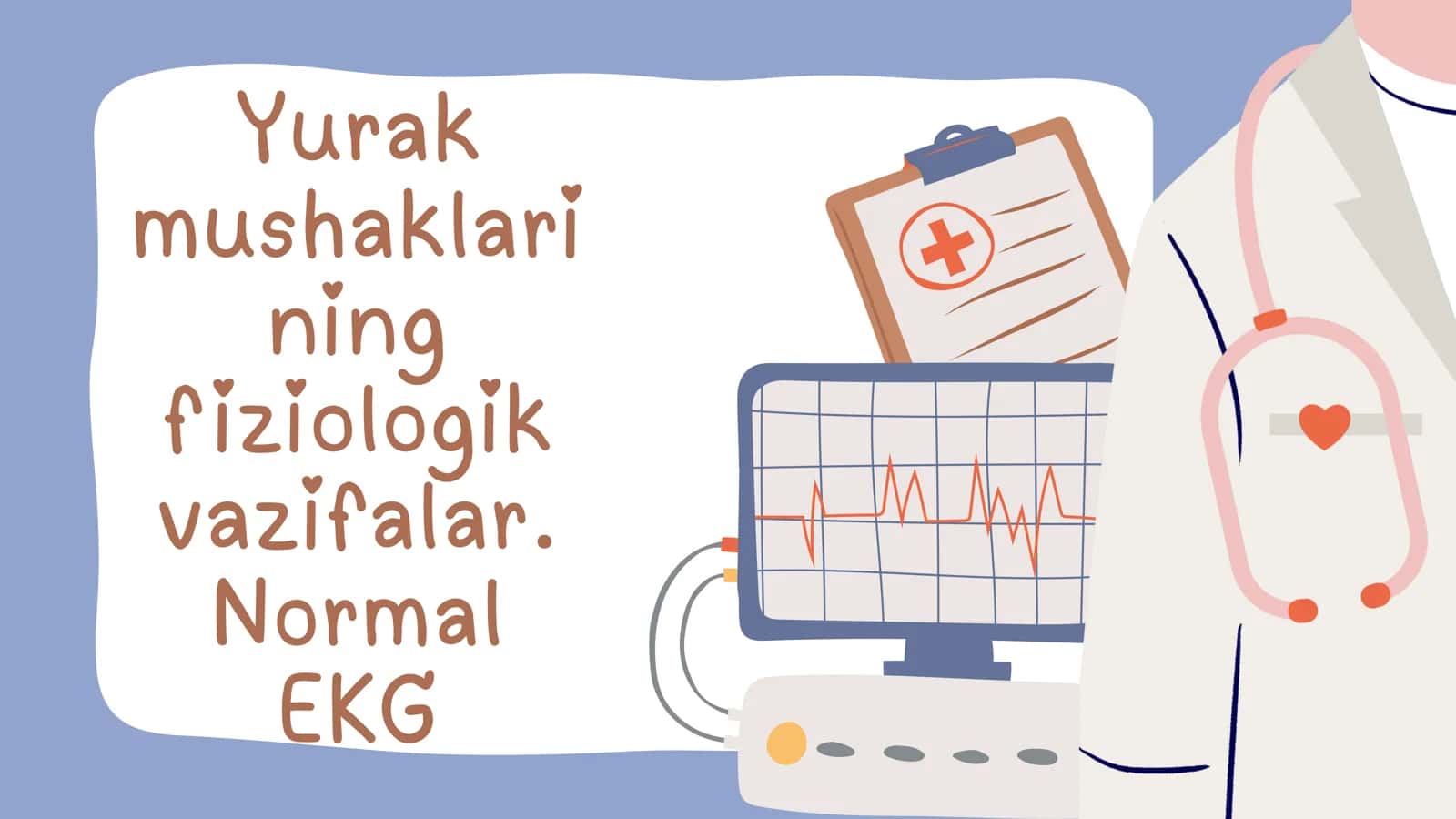 Yurak mushaklarining fiziologik vazifalari.normal ekg 1